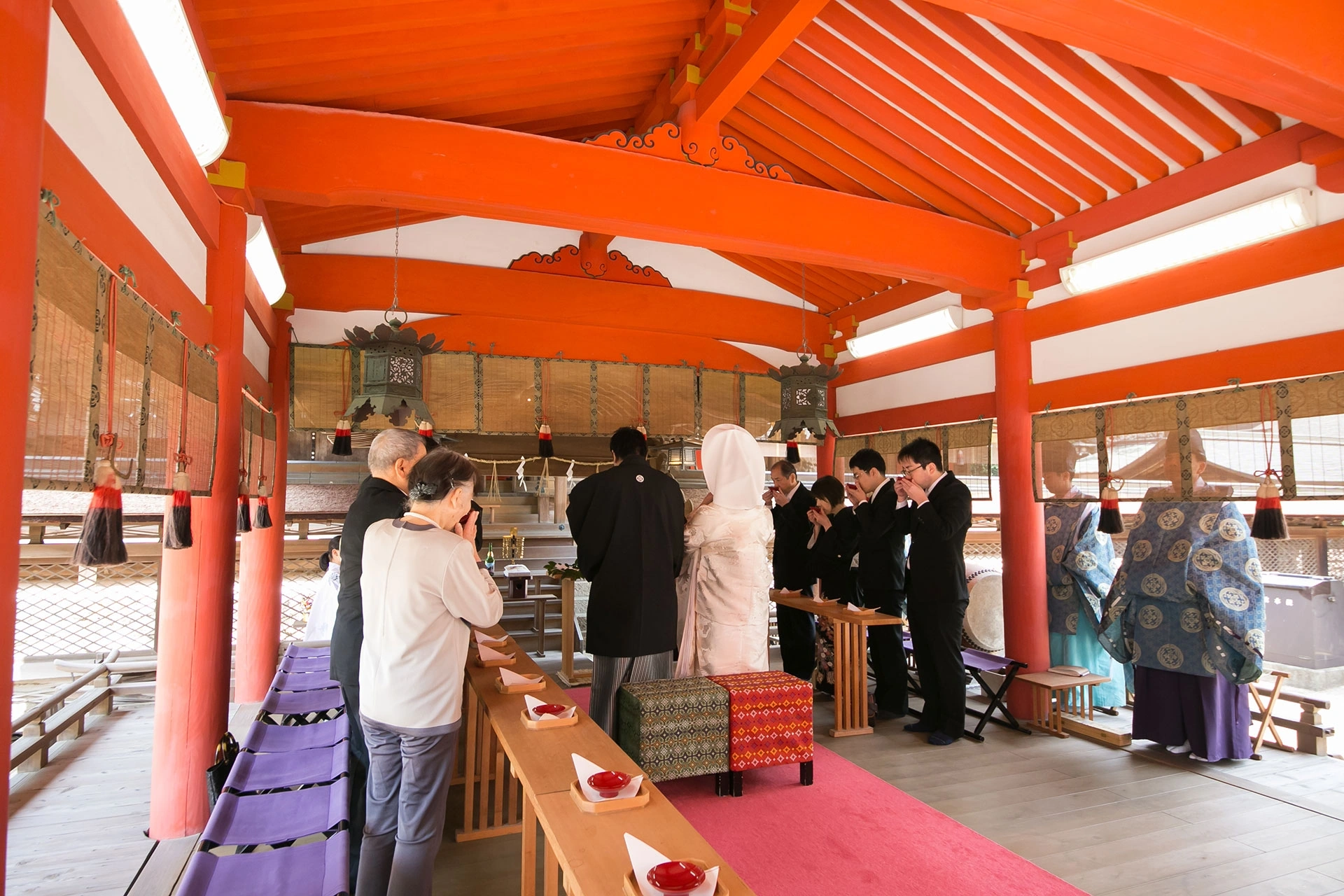 三大住吉神社で叶える朱の神前式