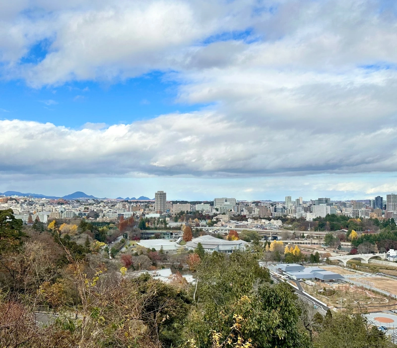 絶景の仙台が望める写真撮影空間